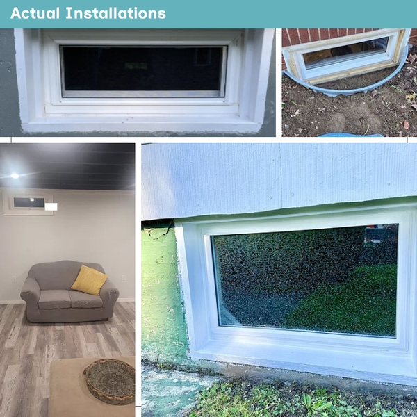 Basement Hopper Window - Custom Sizes Available